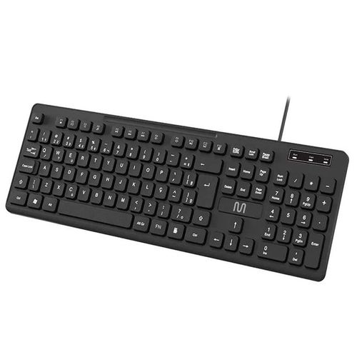 Teclado USB TM300 Multimídia ABNT2 TC294 Preto - Multilaser