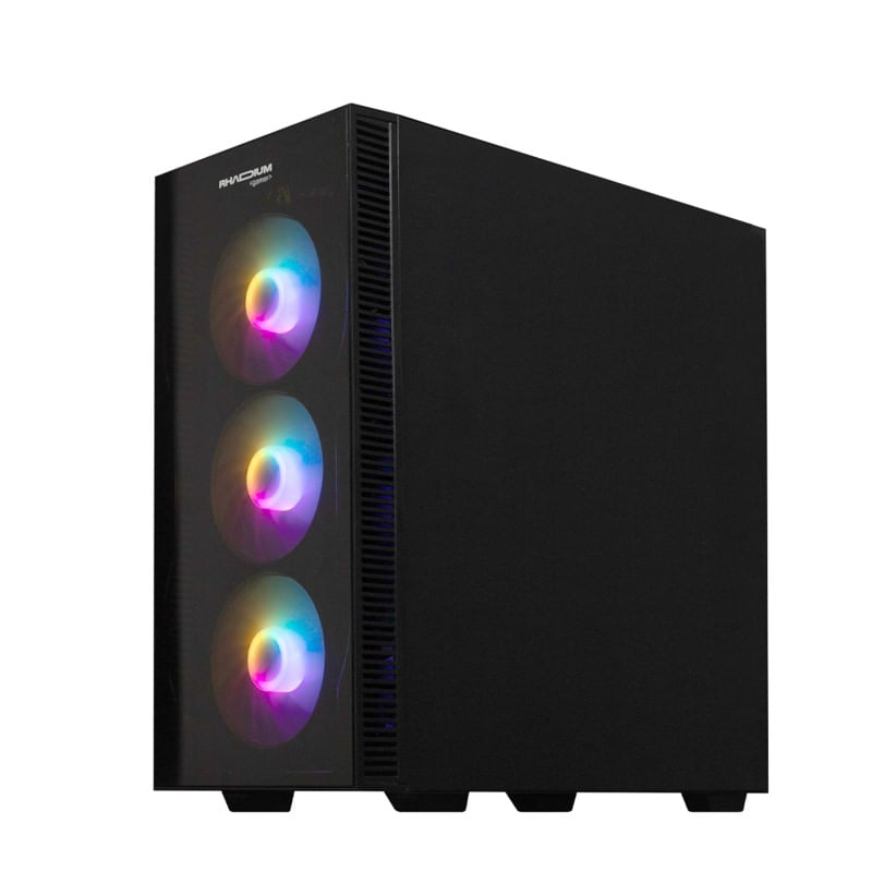 Gabinete Gamer mATX Mid-Tower Guaraci Preto - Rhadium - Info