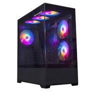 Gabinete Gamer mATX Mid-Tower Guaraci Preto - Rhadium