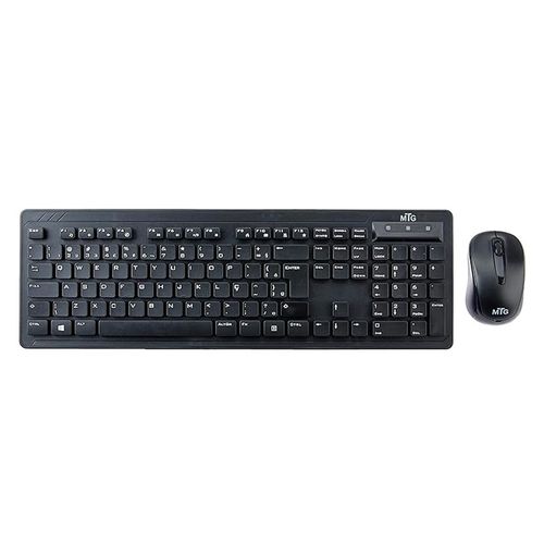 Kit Teclado e Mouse sem fio AKM615PTLP Preto - MTG