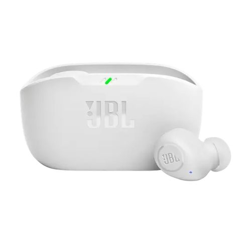 Fone de Ouvido Intra Auricular TWS Wave Buds Bluetooth IPX2 Branco - JBL