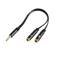 Cabo  Adaptador de Áudio 3.5mm P2 para P3 15CM - Argom