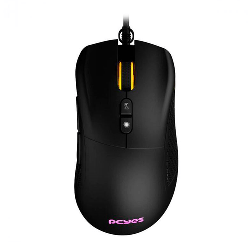 Mouse Gamer USB Gaius RGB 12400DPI 7 Botões Preto - PCYes