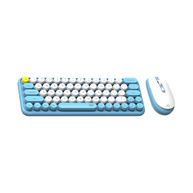 Kit Teclado e Mouse sem Fio Go MOCHI80 WK896 Azul - Fantech