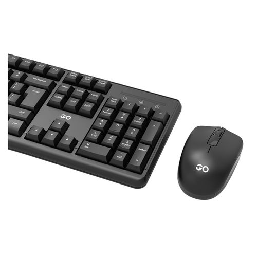 Kit Teclado e Mouse sem Fio Go WK894 Preto - Fantech