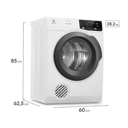 Secadora de Roupas 12Kg Premium Care com Autosense SFP12 Branca - Electrolux