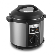 Panela Elétrica de Pressão Midea 6L PPB71 127V Inox