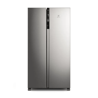 Geladeira Electrolux Frost Free Inverter Side by Side 435L com AutoSense IS4S 127V Inox