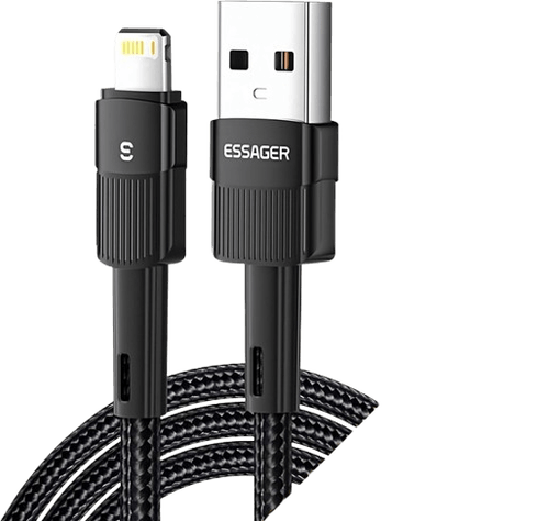 Cabo USB para Lightning 1.0M Nylon EXCL-XC01 Preto - Essager