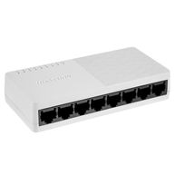 Switch 8 Portas 10/100/1000 Mbps DS-3E0508D-O Branco - Hikvision