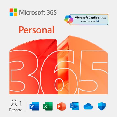 Software Microsoft 365 Personal Assinatura 12 Meses Envio Digital - Allied