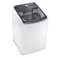 Máquina de Lavar Electrolux 15Kg Premium Care com Cesto Inox e JetClean LEC15 127V Branca