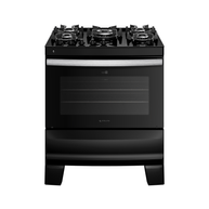 Fogão 5 Bocas com Mesa Vidro Agile Up Bivolt Preto - Atlas