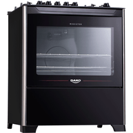 Fogão 5 Bocas com Mesa Vidro e Tripla Chama Magister Bivolt Preto - Dako