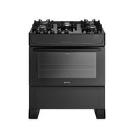 Fogão 5 Bocas com Mesa Vidro Mônaco Top Glass Bivolt Preto - Atlas