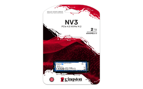 SSD Interno M.2 2TB NVMe 6000MB SNV3S/2000G - Kingston