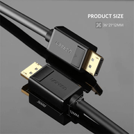 Cabo de Vídeo Display Port Monitor 2.0M M/M 10211 Preto - Ugreen