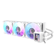 Cooler para Processador Hydro 360mm ARGB Water Cooler Wave DV-360S Branco - Darkflash