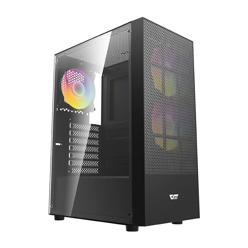 Gabinete Gamer mATX Mid-Tower Guaraci Preto - Rhadium - Info