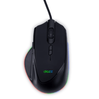 Mouse USB Colossus 12.000DPI 8 Botões RGB Preto - Dazz