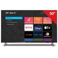 Smart TV LED 50" 4K Roku WiFi HDMI 50U7045/78G - AOC