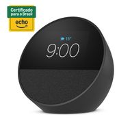 Dispositivo Smart Home Echo Spot 2024 Alexa Despertador Inteligente Preta - Amazon