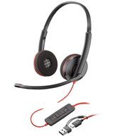Headset Poly USB E USB-C Blackwire C3220