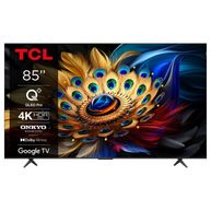 Smart TV TCL 85" QLED 4K 85C655, Wi-FI, HDR, Google TV,Bluetooth,Dolby Vision, 144Hz