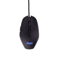 Mouse Dazz USB GMO1001 3600DPI 6 Botões RGB Preto