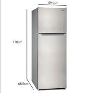 Geladeira Mystic Dual Inverter Frost Free 349 Litros Duplex Inox 127V Cinza