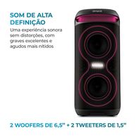 Caixa de Som AIWA PartyBox PB-08 Bluetooth 8H RGB USB 160W Preto
