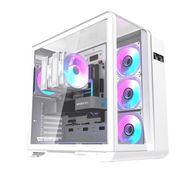 Gabinete Gamer Darkflash L280 Mid Tower Painel de Vidro Branco