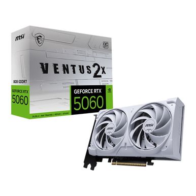 Info Store Placa de Vídeo MSI GeForce RTX 5060 8G Ventus 2X OC Branca GDDR7 image