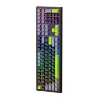 Teclado Gamer Aigo USB-C Membrana RGB FG108 Preto