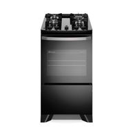 Fogão 4 bocas Electrolux Efficient Mesa Vidro, Tripla Chama e PerfectCook FE4GB Bivolt Preto
