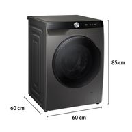 Lava e Seca Samsung 13Kg Smart Inverter AI Control WD13FG 127V Cinza