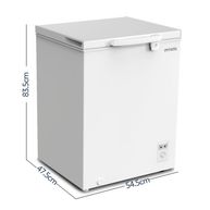 Freezer Horizontal Mystic 99L 1 Porta Dupla  Funcao MY-FZ101L Branco 127V