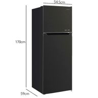 Geladeira Mystic Dual Inverter Duplex Frost Free 255 Litros 127V Cinza