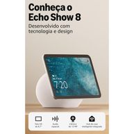 Smart Home Amazon Echo Show 8 Alexa 4 Geração Tela 8,7" Branca