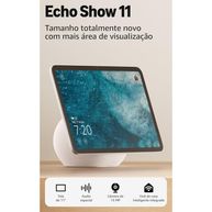 Smart Home Amazon Echo Show 11 Alexa Tela 11" Full HD Branco