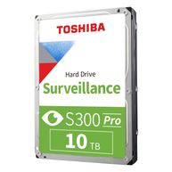 Disco Rígido Toshiba Interno para DVR 3.5" SATA 10.0TB S300 Pro 7200RPM