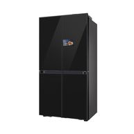 Geladeira Samsung Smart French Door 658L Bespoke AI RM90F com Tela AI Home Black Charcoal 127V Preta