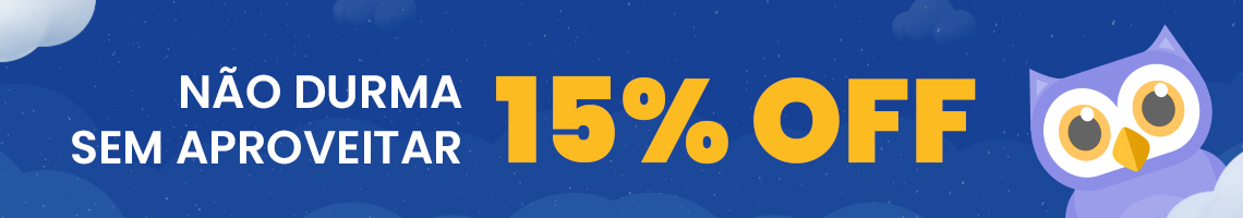 Coruja 15% OFF