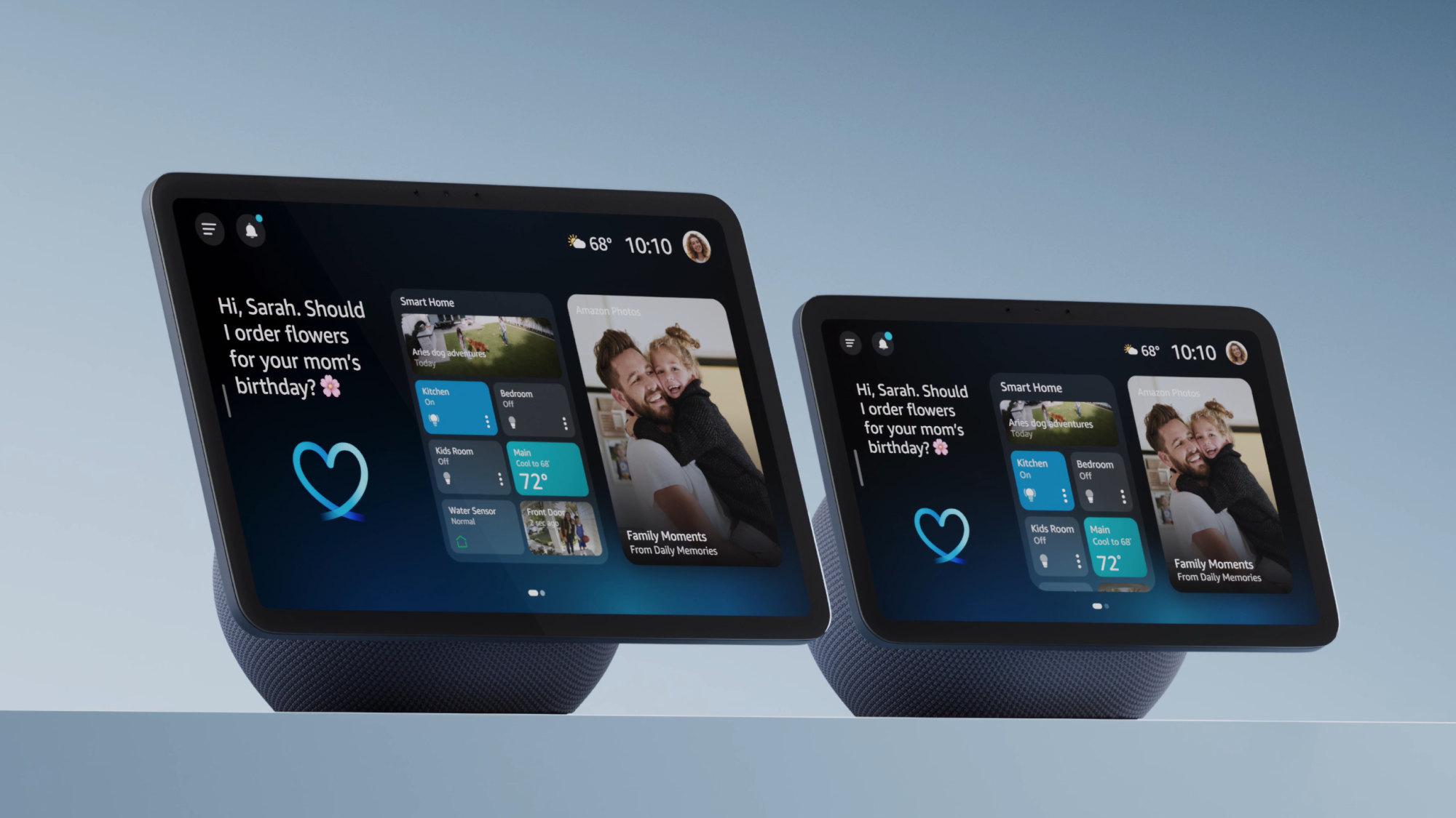 Echo Show com tela e recursos de inteligência artificial