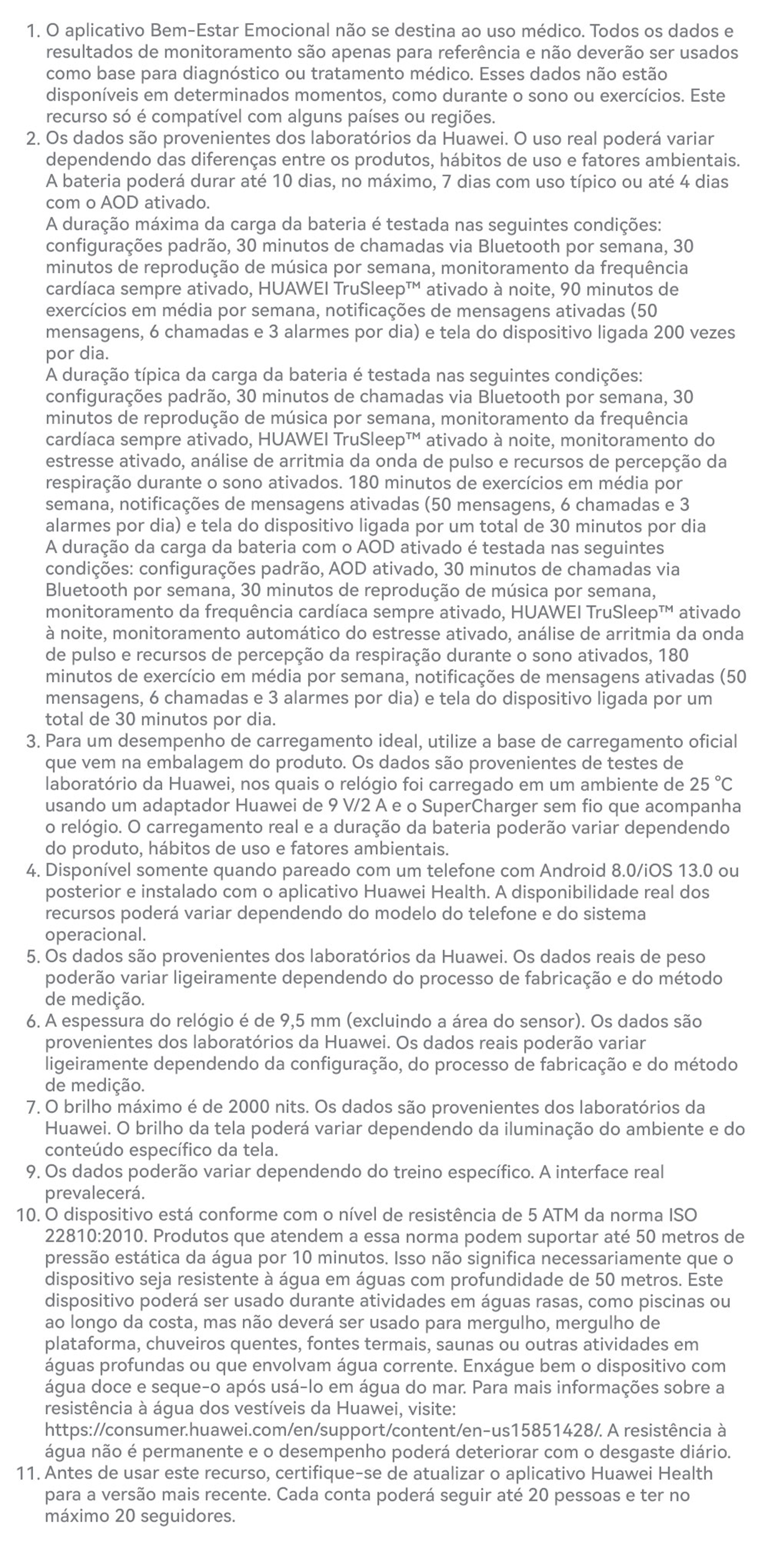 Informações Legais e Notas Técnicas